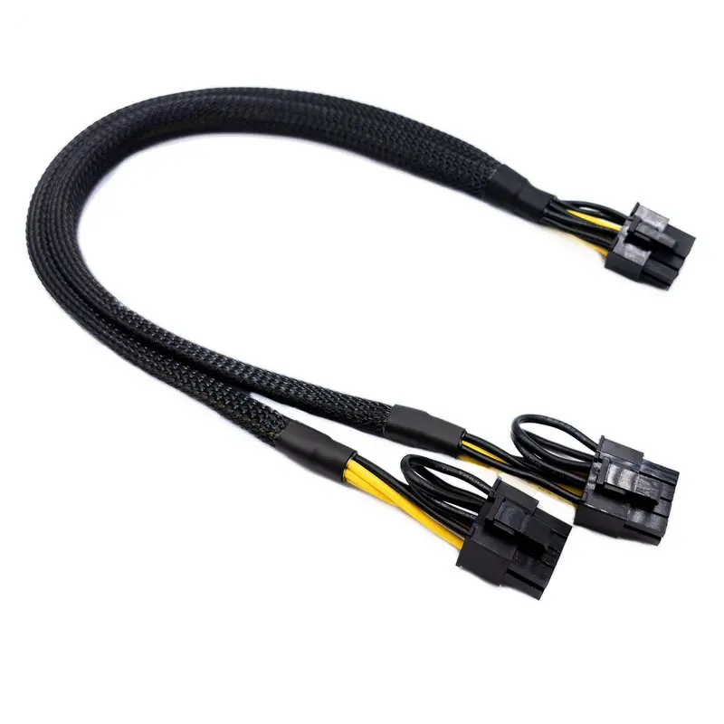 60cm GPU PCIE 8Pin to Dual 8(6+2)Pin Power Adapter Cable for Dell T3600 T5810 T5820 T7600 T7810 Server Graphics Card