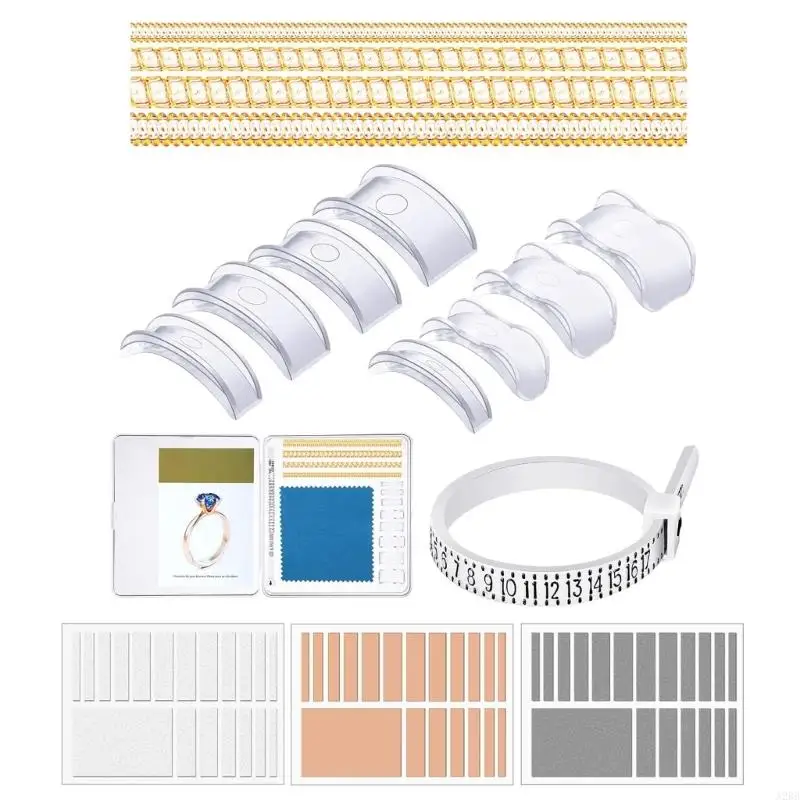 

71Pcs Rings Sizer Adjuster for Loose Rings Invisible Rings Guards Resizer for Women