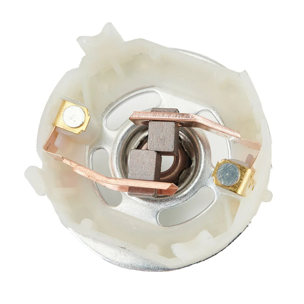 Strumenti porta spazzole di carbone 40 * 40 * 35mm Parti di commutazione in carbonio bianco Trapano elettrico per RS775 RS750 RS755 Supporto in metallo plastica