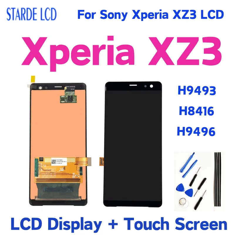 

6.0" For Sony Xperia XZ3 LCD Display Touch Screen Digitizer For Sony Xperia XZ 3 H9493 H8416 H9496 LCD Replacement