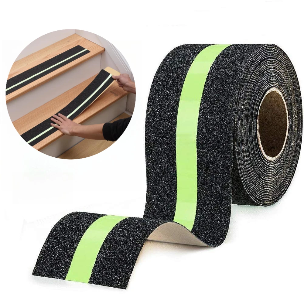 Anti-Slip Tape, Glow in the Dark High Traction Safety Tape for Stairs, Steps & Ramps
