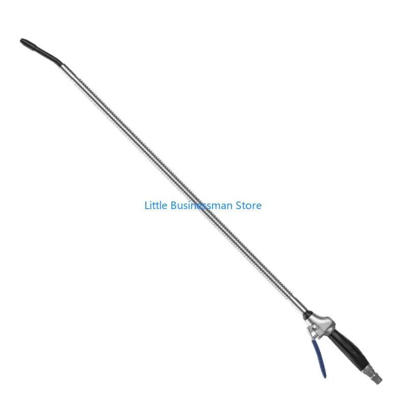 Compressed Air Dust Cleaning Tool with Metal Body, Lever Handle and Angled Tip for Vehicle and Equipment Blow Off M76A