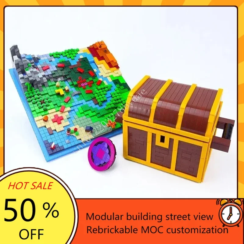 4021PCS The Treasure Box Puzzle Modular MOC Creative street view Model Custom Puzzles Architecture DIY Education Model Toy Gift