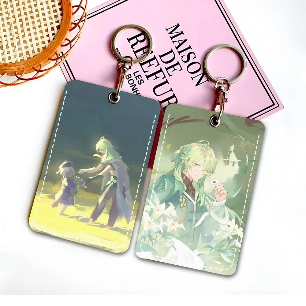 

Брелок-держатель для карт доступа и ID-карт по мотивам игры Genshin Impact: Байчжу