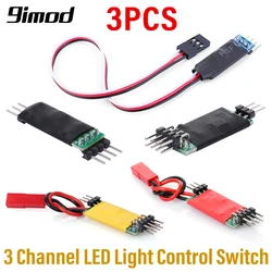 9IMOD 3PCS RC Car 3CH LED Interruttore di controllo della luce Pannello Sistema Modulo controller lampada