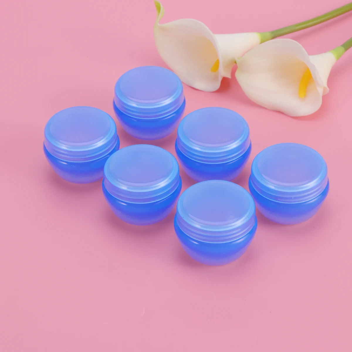 

12pcs Facial Cream Container 20g Empty Jar Eyeshadow Balm Storage Mushroom Shape Screw Top Durable Sealed for Creams