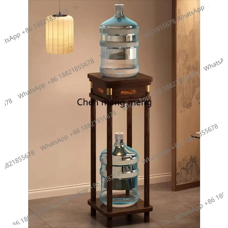 

K153 Solid wood flower shelf living room floor-standing storage balcony green plants ornament placement fish tank rack
