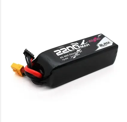 

2 Pcs Cnhl Black Series 2200mah 4s 14.8v 40c Lipo Battery with Xt60 Plug