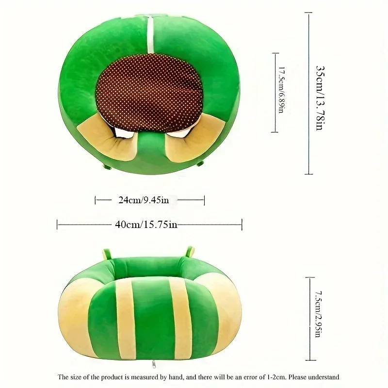 أريكة من القطيفة على شكل حيوان للطفل ، مقعد دعم مريح ، كرسي ناعم ، تعلم الجلوس ، الجلوس باستمرار ، الجلوس للرضع