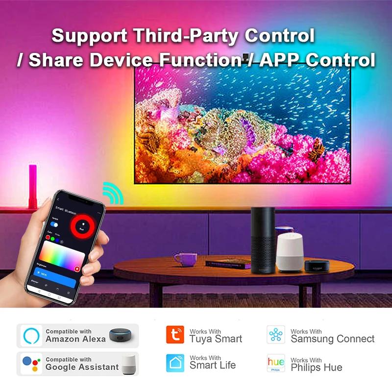 Zigbee 3.0 WiFi LED Controller Tuya Alexa Google Home Voice Control CCT RGB RGBW RGBCCT LED Strip APP BT RF Remote 2.4G DC5V-24V