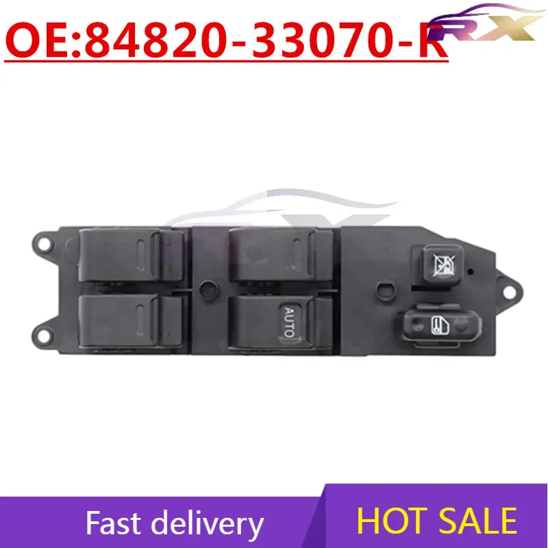 NEW:84820-33070-R Suitable for Toyota right front glass lifter switch electric window adjustment switch