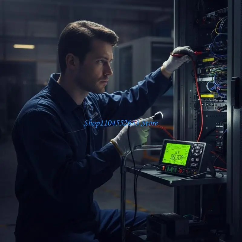 

Professional ABS Digital Ammeter Multimeter With Clear LCD Screen For Home Electrical Repair And Industrial