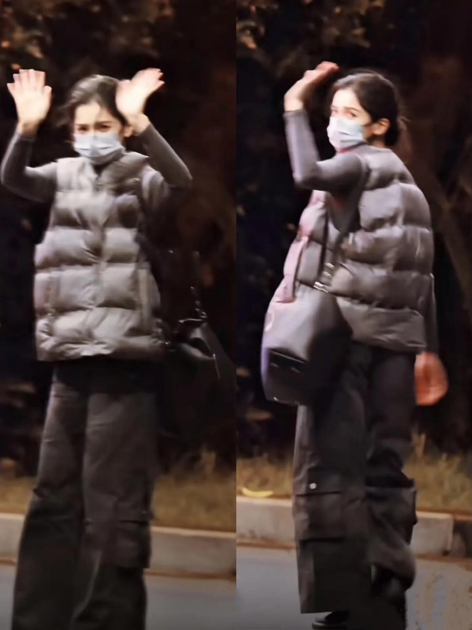 

Women's Loose Fit down Vest Jaet Outerwear Warmth Du Feather Vest Casual Sle Zipper Closure Winter Coat