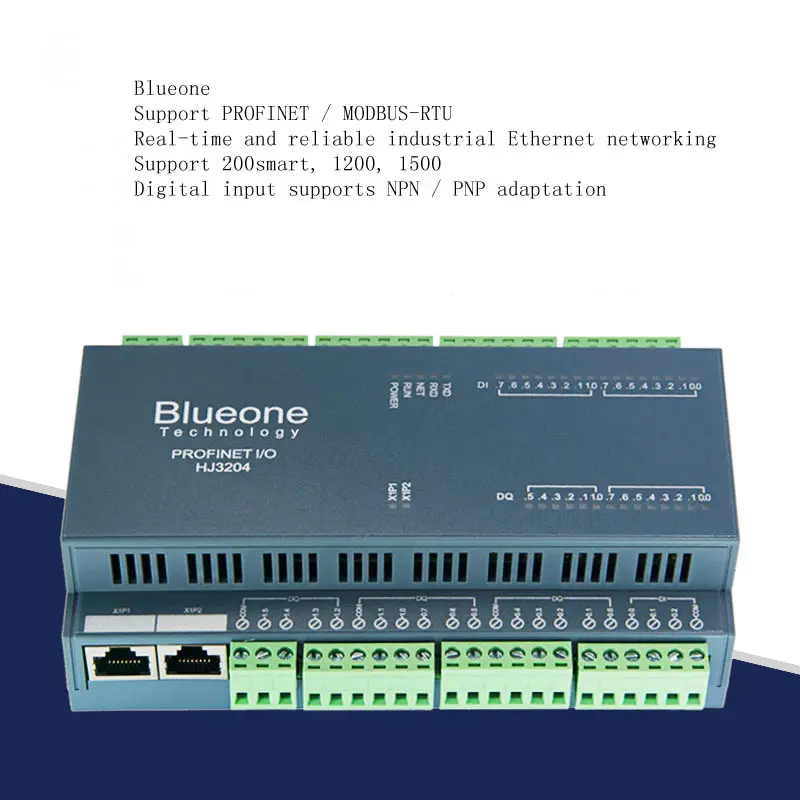 Profinet remote distributed IO module Modbus to PN gateway 1 485, 8AI / 4AO / 8DI / 8DO