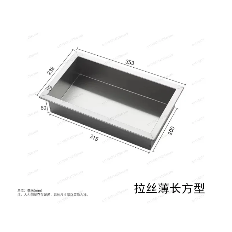 

304 Stainless Steel Concealed Matte Wall Box Hotel Recessed Black Shower Niche Embedded