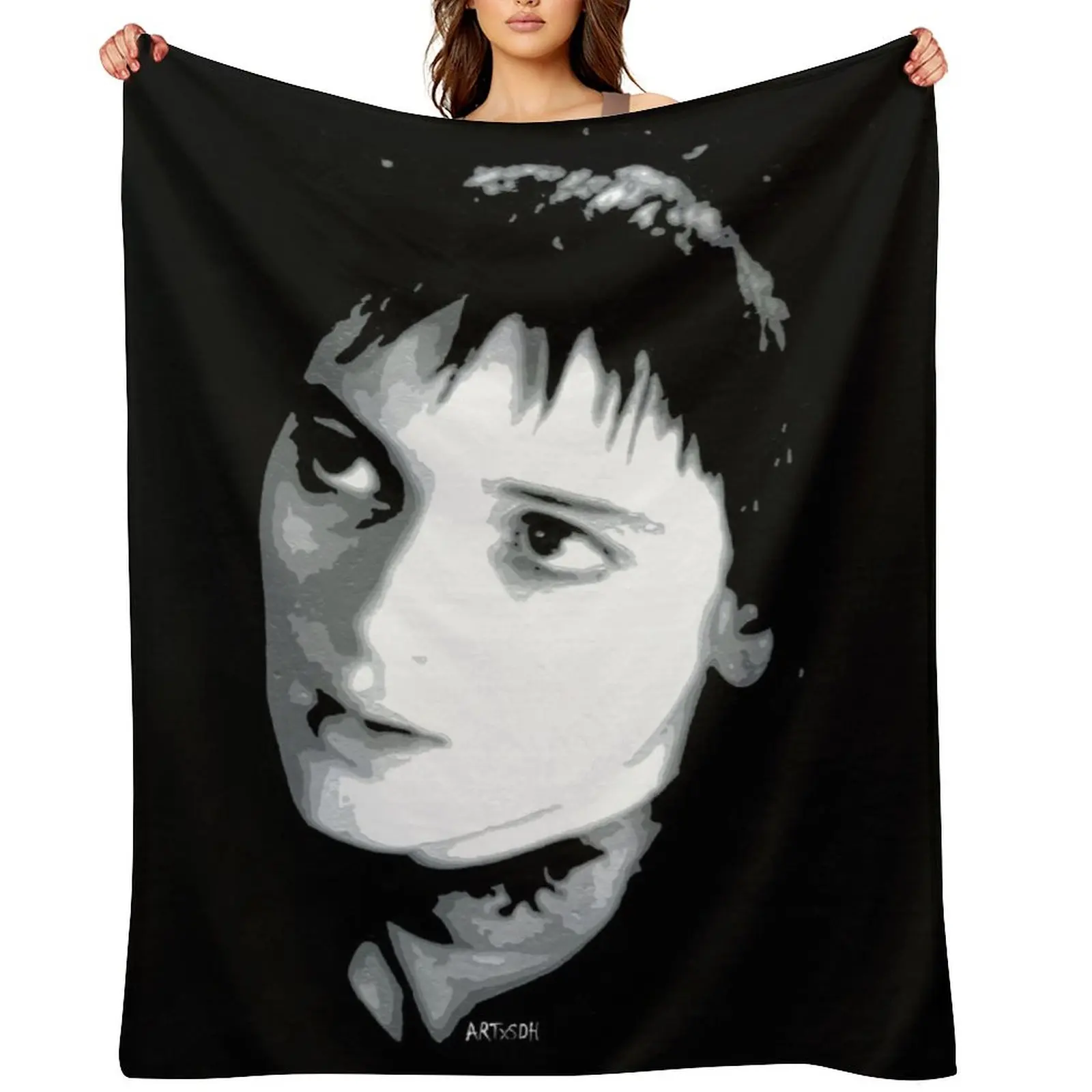 

Lydia Deetz II Throw Blanket Heavy wednesday warm for winter Flannels Blankets