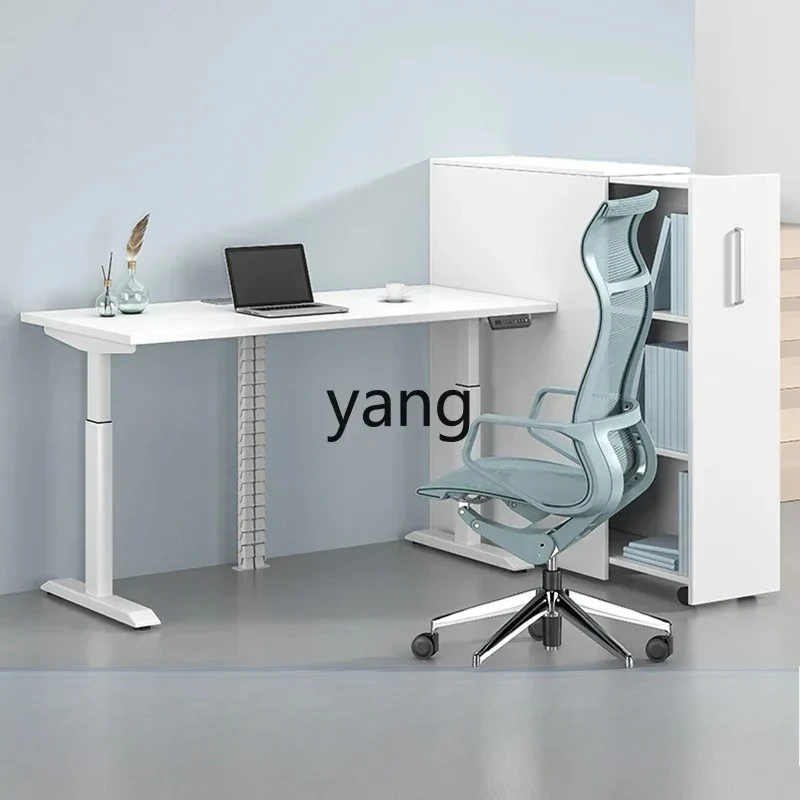 LMMM  simple electric lifting table intelligent standing office desk computer desktop table