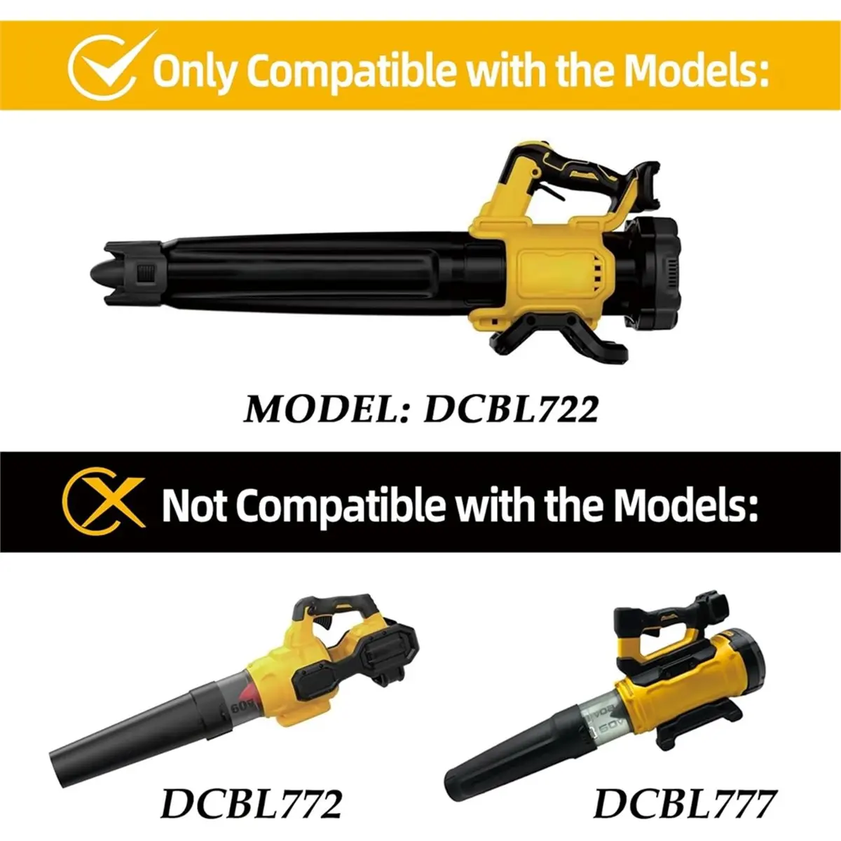 2026 New Wall Mount Metal Hanger,for 20V Leaf Blower, Fit for Only DCBL722 Models, Leaf Blower Attachments Tool Holder