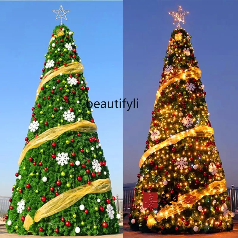 xx1Outdoor large frame Christmas tree decoration 4 5 6 7 8 shopping mall hotel scene reputation