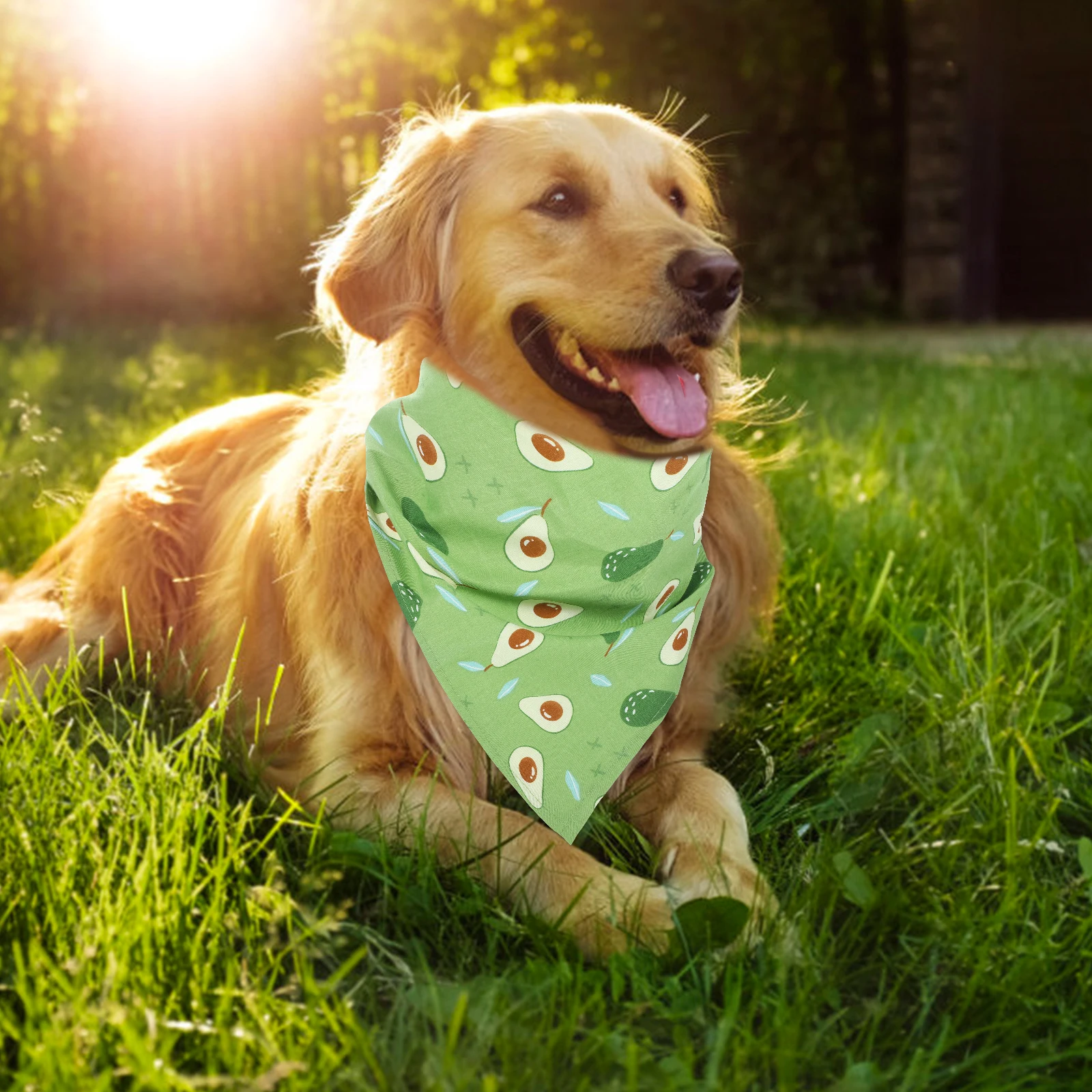 

Summer Pet Scarf Bandana Cute Small Dogs Triangular Bandana Easy Clean Polyester Dog Birthday Dog Accessories
