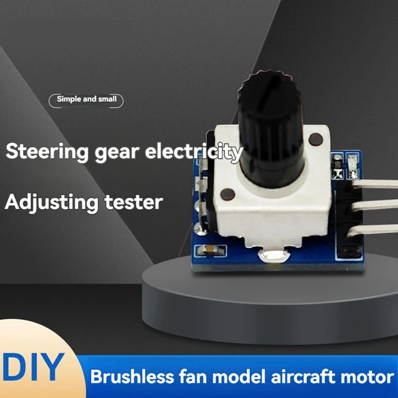 Kleiner servomotor esc tester pwm steuerung mini diy bürstenloser lüfter modell flugzeug motor drehzahl regler