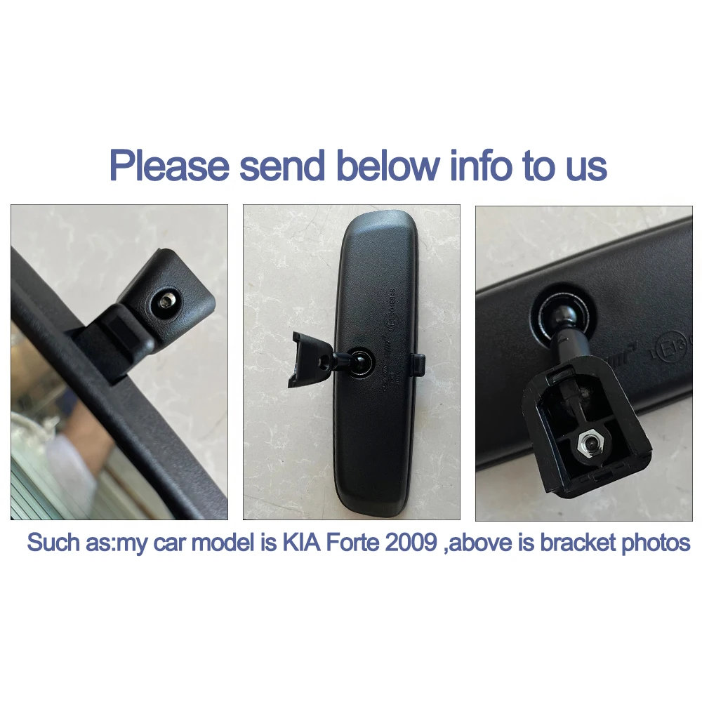 لتويوتا كامري 2018-2025 سيارة مرآة الرؤية الخلفية رصد 9.66 بوصة داشكام 4K + 1080P IPS اللمس شاشة كاملة مع 2 HD كاميرا