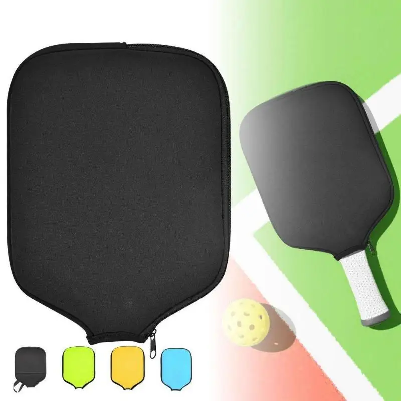 1PCS Pickleball Racket Cover Waterproof Pickleball Paddle Cover Paddle Protector with Handle Strap Shockproof Storage Bag