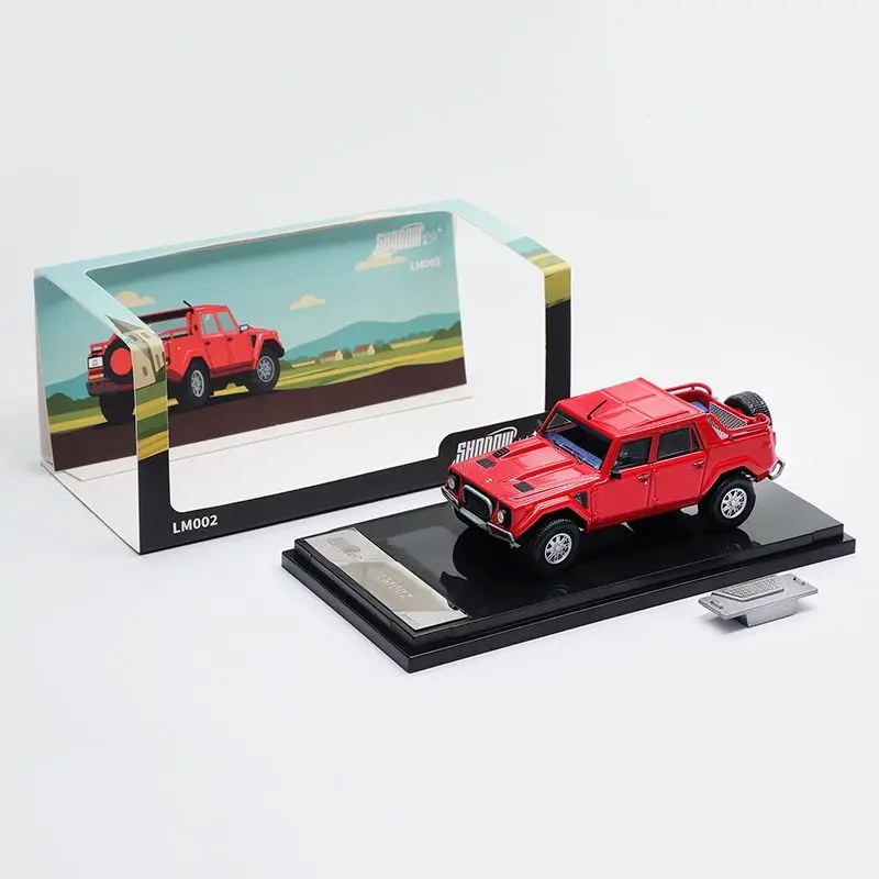

Коллекционная модель автомобиля SHADOW PRO GCD 1:64 Lamborghini LM002 Pickup Truck из сплава, подарок