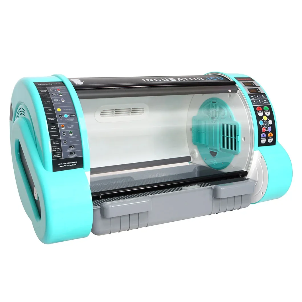 

Factory Price Medical Hospital Vet Clinic Equipment Animal Brooder Dog Cat Rabbit Incubator Portable ic u Newborn Pet Incubator