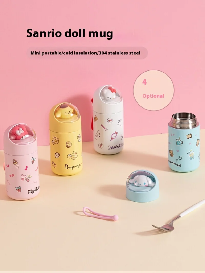 

Miniso Miniso Sanrio Insulated Cup -Hello Kitty Water Cup 280ml Large-Capacity Cute Insulated Cup For Girls Portable Cup