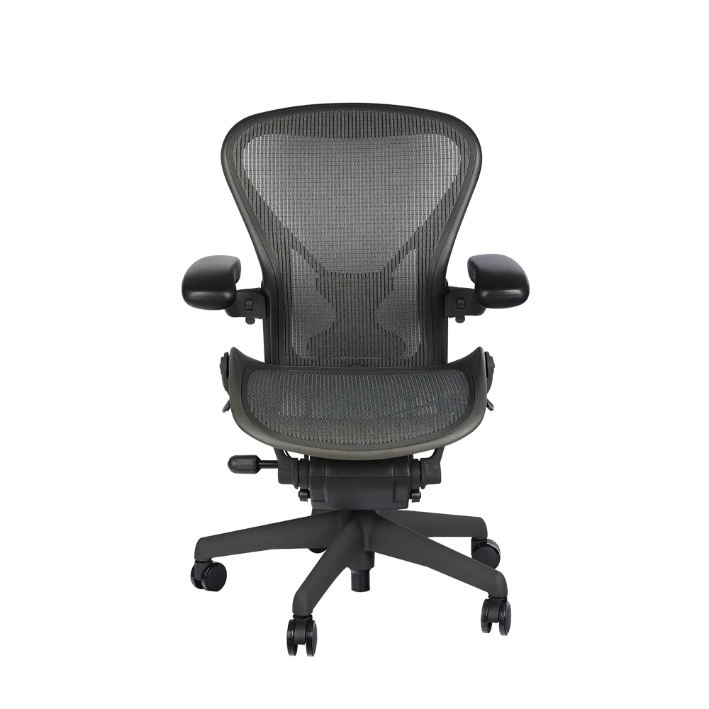 Comfy Swivel Executive Ergonomic Office Chair Professional Office Chairs Ergonomic Chair Upholstered in Black Nylon Mesh
