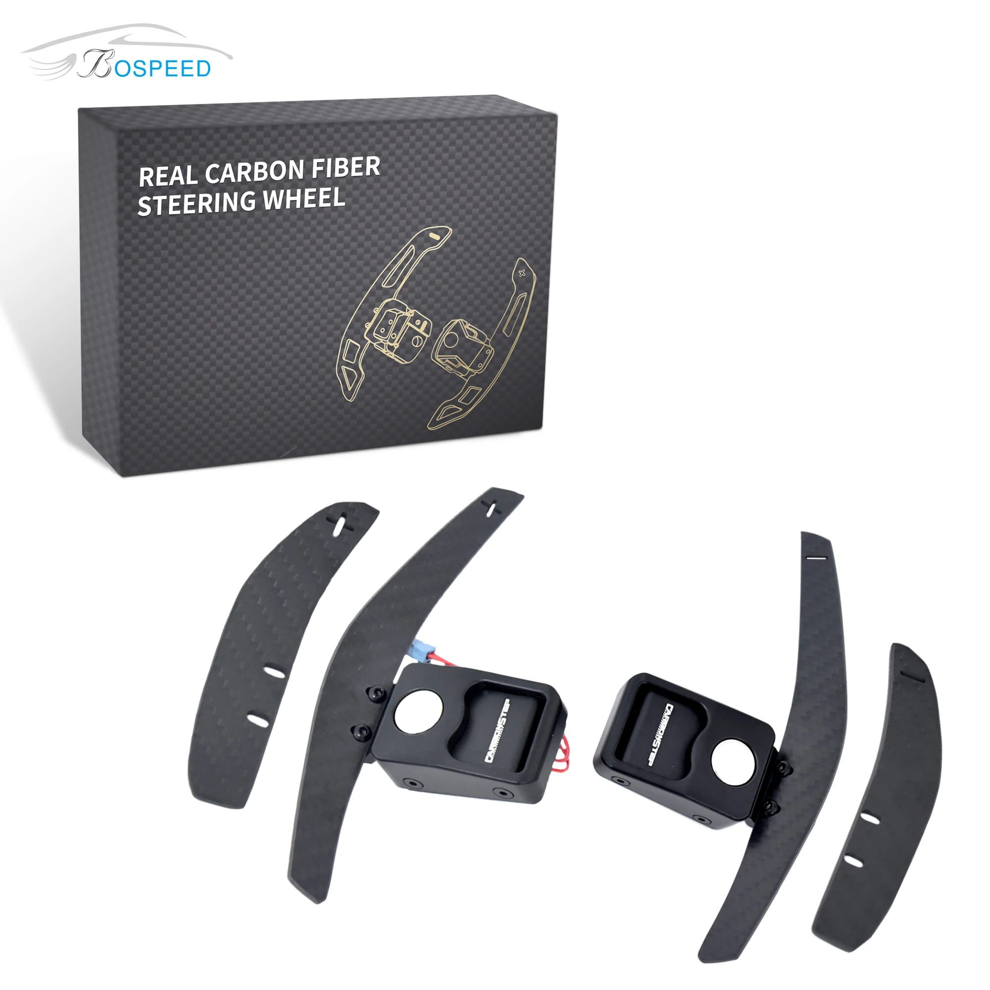 

Magnetic Carbon Fiber Paddle Shifters for BMW F Chassis 1 2 3 4 5 6 7 Series M M2 M3 M4 X i8 – LED Steering Wheel Upgrade