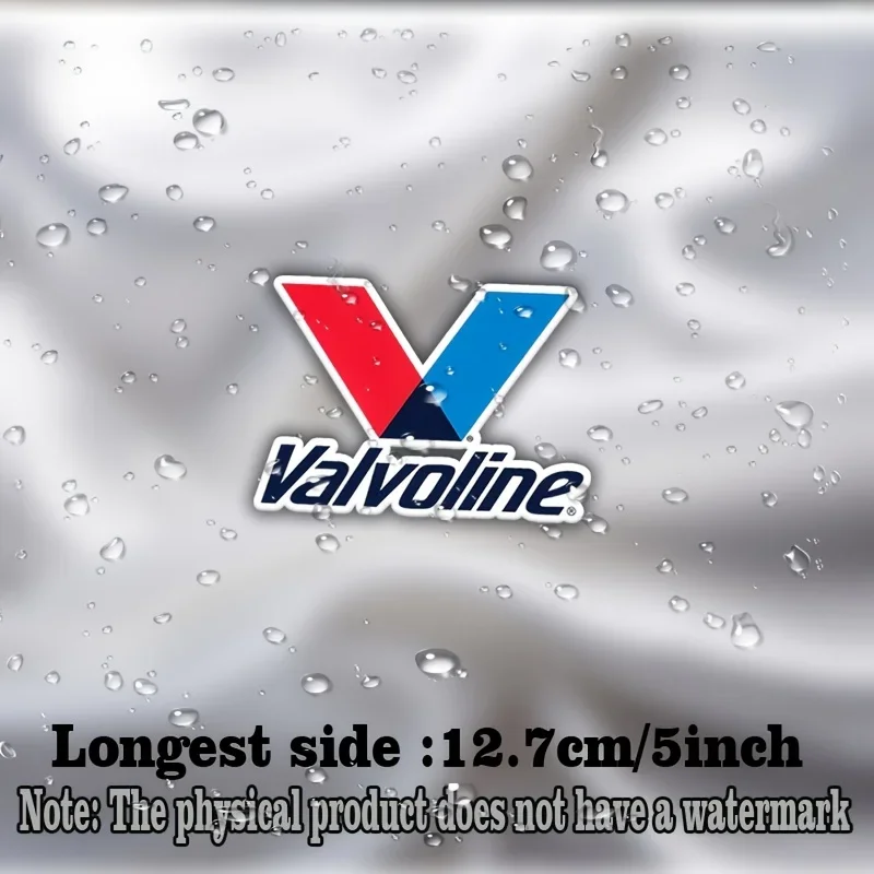 قطعة واحدة من ملصق السيارات الرائع Valvoline - شعار فريد لتخصيص سيارتك أو الدراجة النارية أو الشاحنة أو الأدوات - مناسب