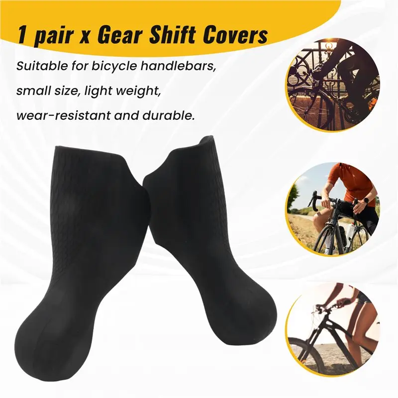 A12E-Bike Shift Brake Lever Rubber Hoods For Shimano 105 Gear Shift Lever Cover Bicycle Accessories - view 3