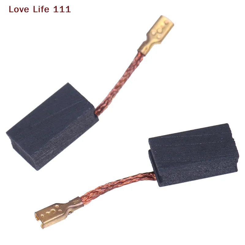 

Новые угольные щетки для угловой шлифовальной машины, 2 шт./лот, 6x9x15 мм, сменные запчасти