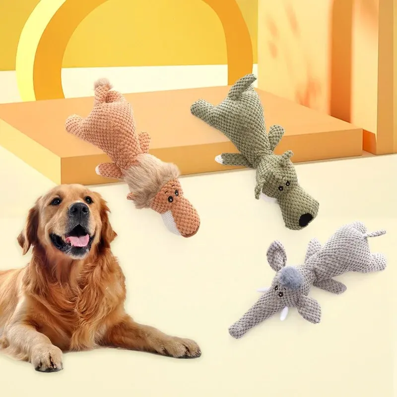 Unbreakable Plush Toys For Dog Durable Wear-resistant Sounding Toy For Small Medium Large Dogs