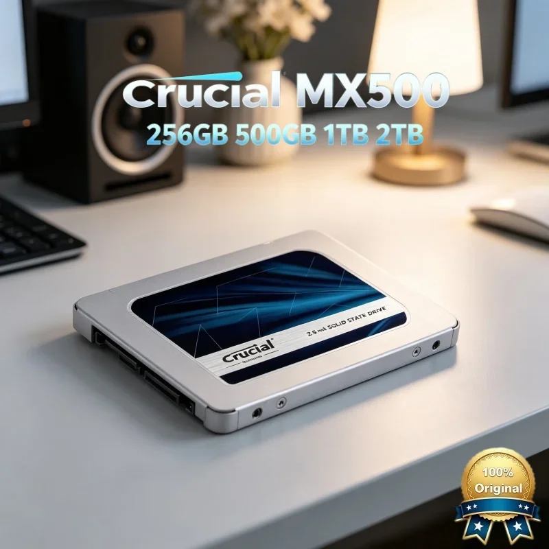 

Crucial SSD 240G 500GB 1TB 2TB MX500 SATA 2.5-inch SSD 3D NAND High speed Internal Solid State Drive For Laptop Hard Disk