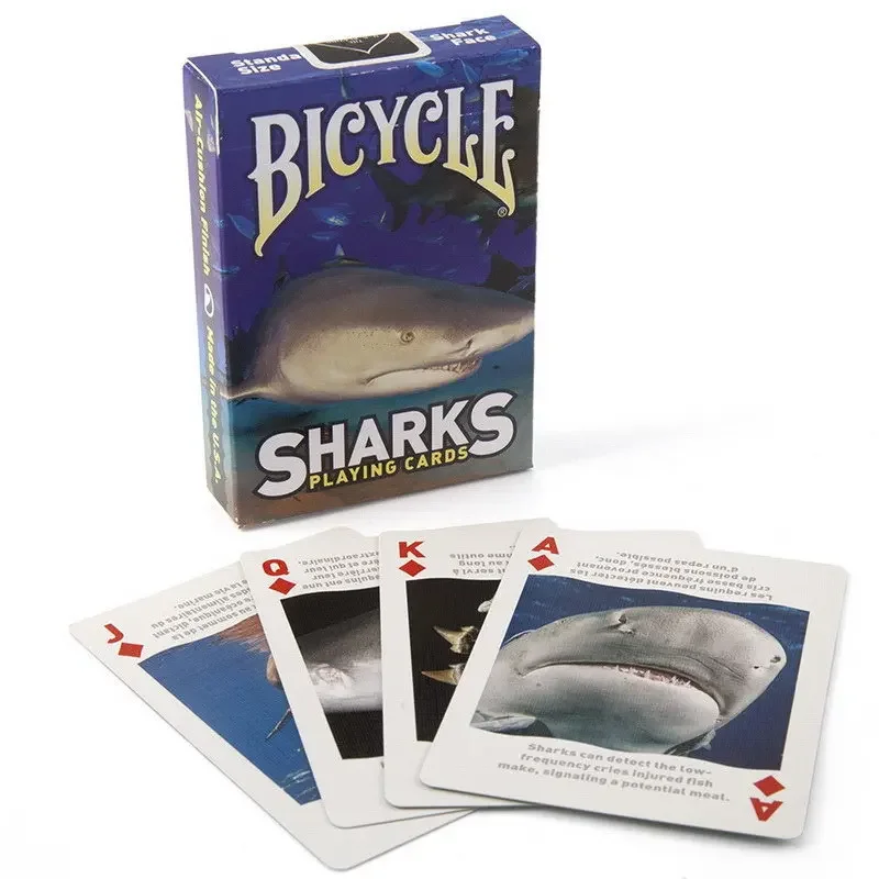 

Bicycle Sharks Playing Cards USPCC Limited Edition Deck Poker Size Card Games Card Magic Magicians Prop Accessory