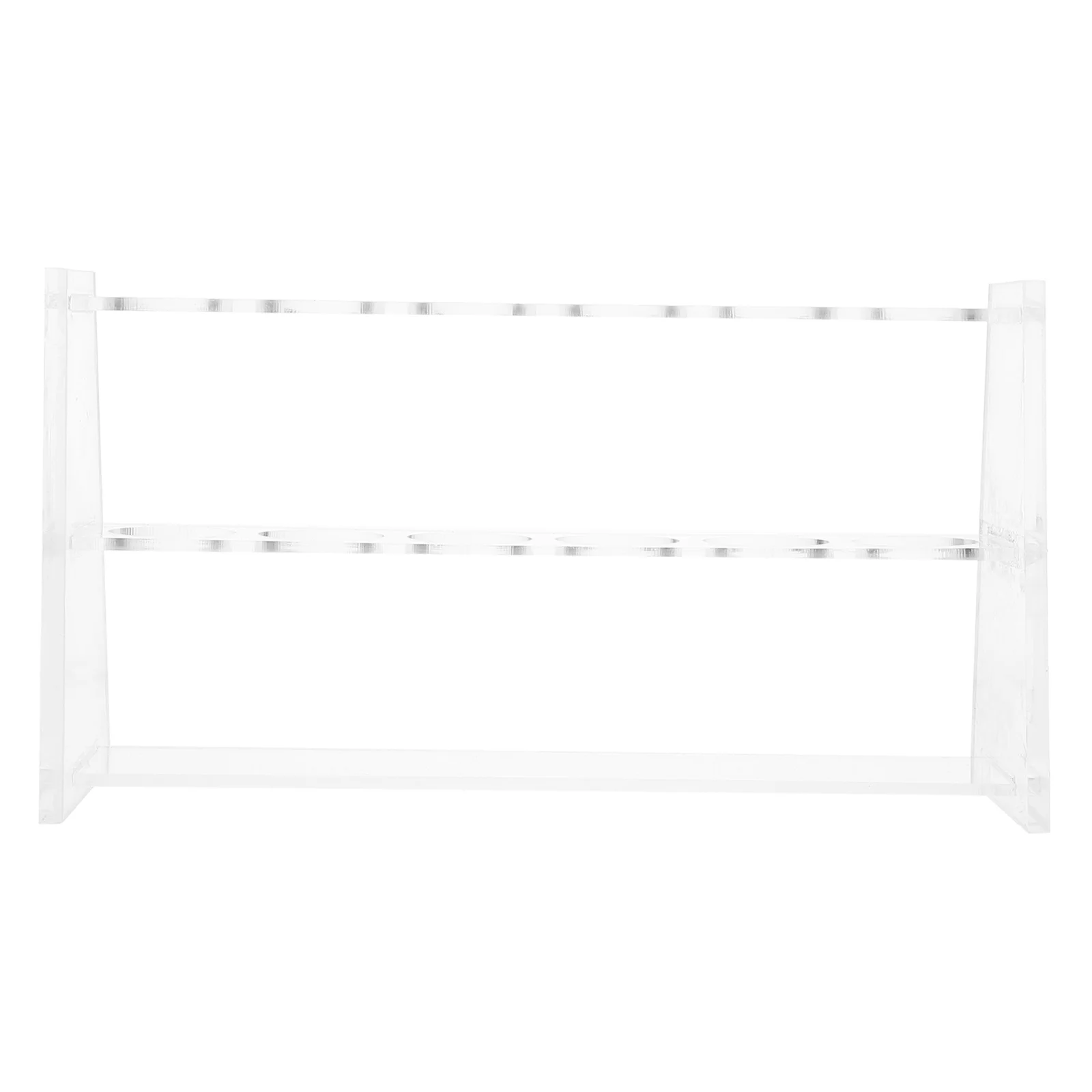 

Test Tubes Holder Sampling Tube Rack 6 Holes Reusable Organizer Acrylic Test Tube Stand for Laboratory Storage