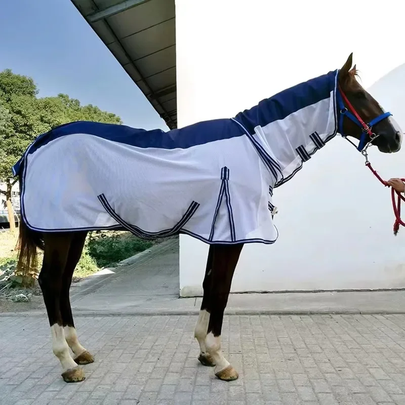 High Quality Summer Horse Cover With Detachable Neck Cover Waterproof Mosquito Resistant Design Ideal For Warm Season Use