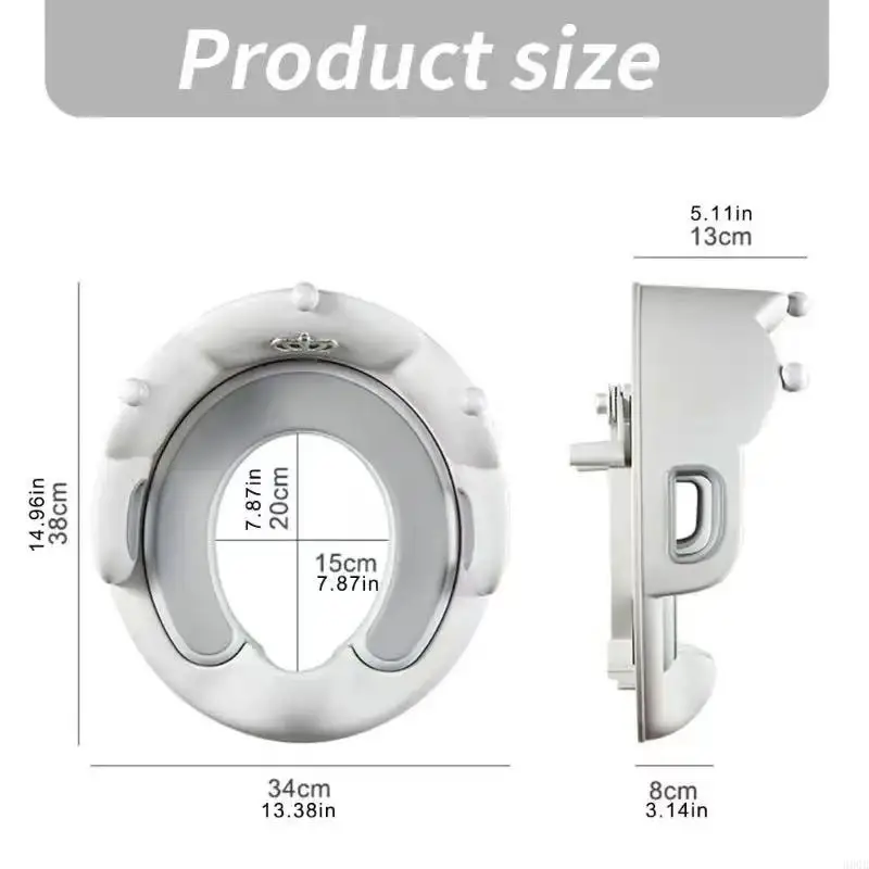 Sedile WC portatile per bambini Sedile WC corona per bambini Cuscino per sedile WC ausiliario per bambini Coprisedile per addestramento WC per orinatoio