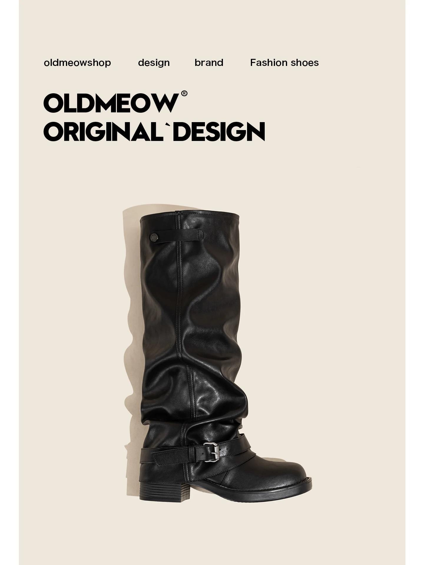 Stylish Black Long Tube Boots Women's 2026 New Fashionable Knight Boot Trendy All-Match Casual High-Tube Ultra-Fiber Boots