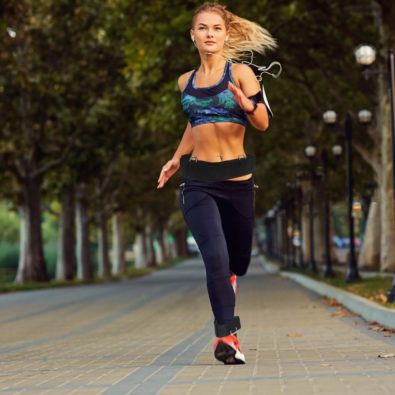 

1Set Resistance Band Set Heavy Duty Tpe Material for Vertical Jump Training Strength Speed Agility Workout Basketball Athletics