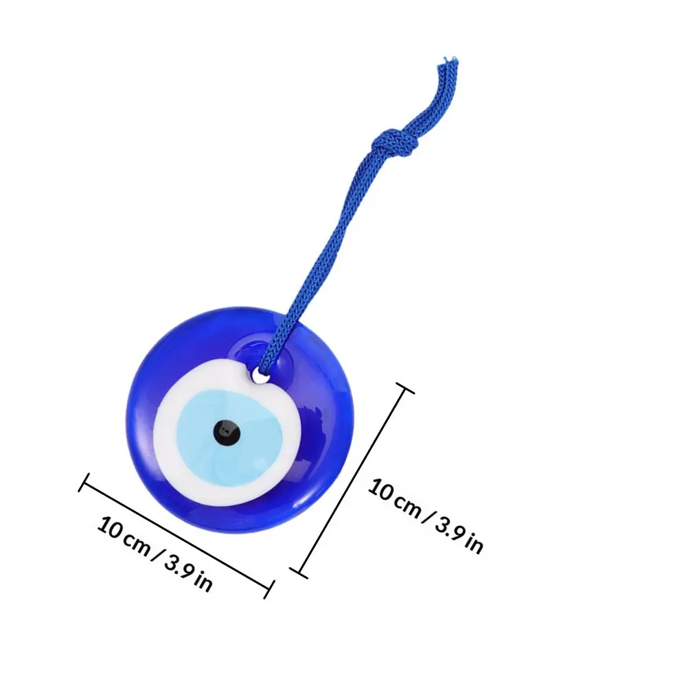 2Pcs Turkish Blue Eye Pendant Evil Eye Hanging Ornament for Home Office Wall Car Protection Decor Wall Hanging Crafts