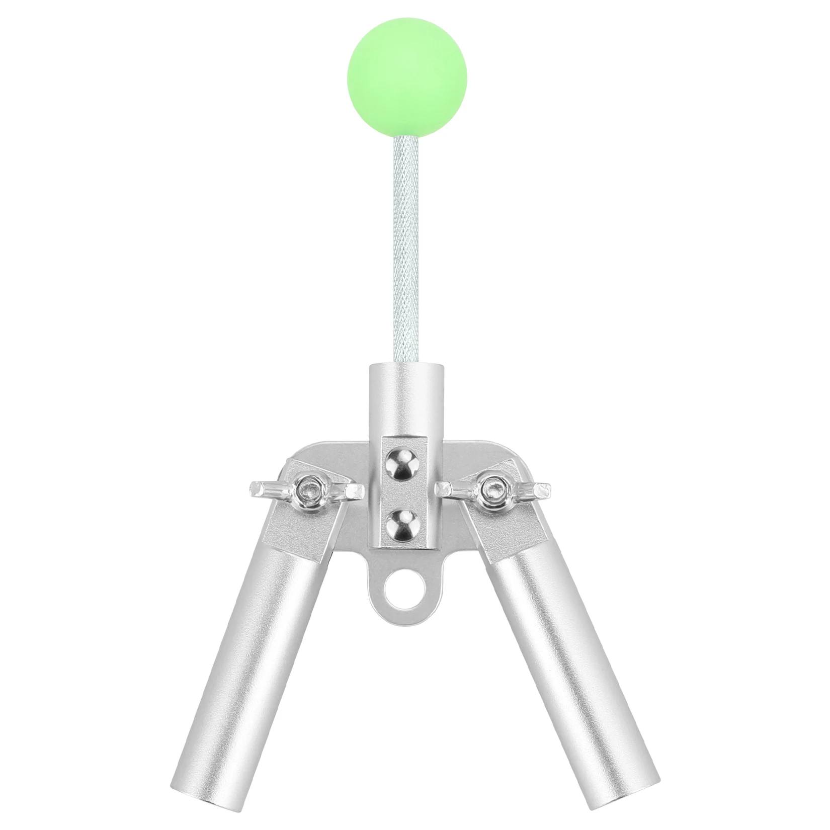 أجزاء مكررة من KOMCLUB أجزاء متشعبة عمود مشحم زاوية ثابتة قابلة للتعديل TARP أيضًا خيمة من الفولاذ المقاوم للصدأ خفيفة الوزن بعمودين/خيمة عمود واحد لحقيبة تخزين قفل نهاية القطب الخيمة (النوع أ) #2