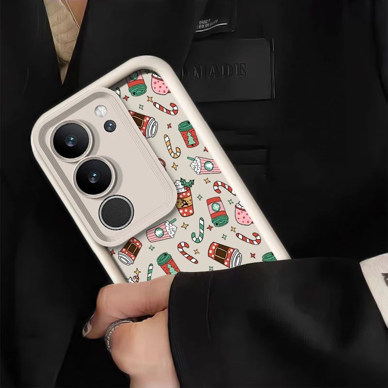 Cartoon Cute Print Phone Case For Vivo Y300 Y53S Y52 Y51A Y50 Y400 5G Y200 Y100 Y89 Y77T Y76S Y72 Y55 Silicone Shockproof Cover