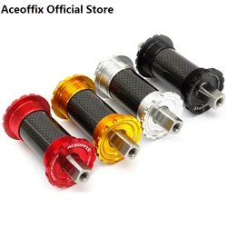 Aceoffix Titanium Bottom Bracket 119mm for Brompton Floding Bike BSA Threaded Square Taper Bottom Bracket Ultralight
