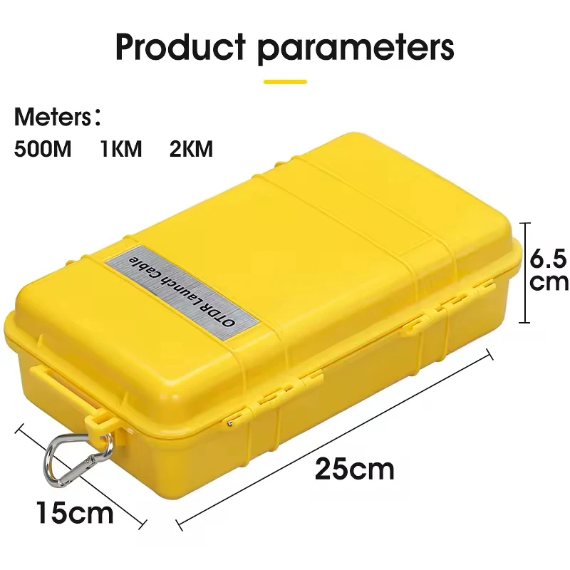 Fiber Optic Launch Cable Box OTDR Blind Zone Eliminator Conector De Fibra Optica Apc Fibra Optica Test Extension Line Ftth