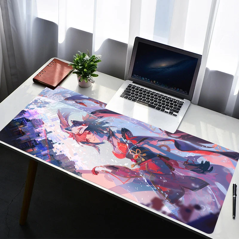 

Mouse Pad Laptop Non Slip Extended Desktop Mouse Mat Rubber Keyboard Pad H-honkai Star Rail Sparkle Gaming Accessories Mousepad