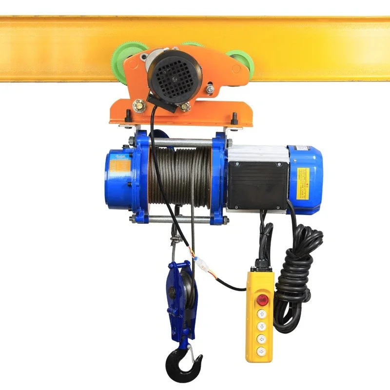 

Multifunctional one piece hoist 380v small crane winch with sports car 220v electric 1 2 ton